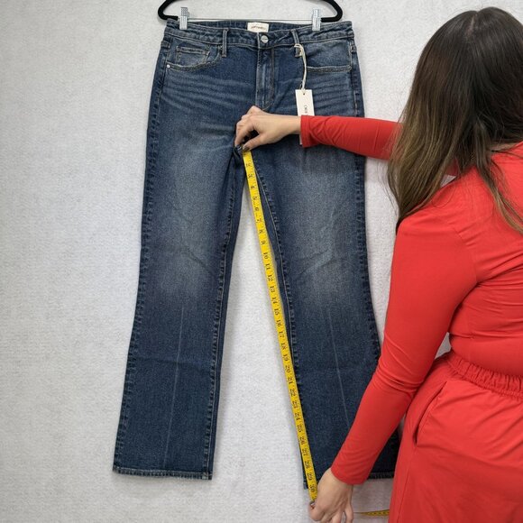 Driftwood Jeans Womens 31 Dark Wash Kelly Bootcut Stretch 5 Pocket Zip Fly NWT - Picture 4 of 10